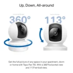 TP-Link Tapo C212 3MP Pan & Tilt Wi-Fi Security Camera - Image 3