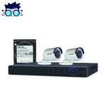 HIKVISION 2-Camera CCTV Kit – 1080P, 4CH DVR, 500GB HDD, Night Vision