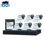 HIKVISION 6-Camera 1080P CCTV Kit – 8CH DVR, 1TB HDD, 60m Cables + Full Installation