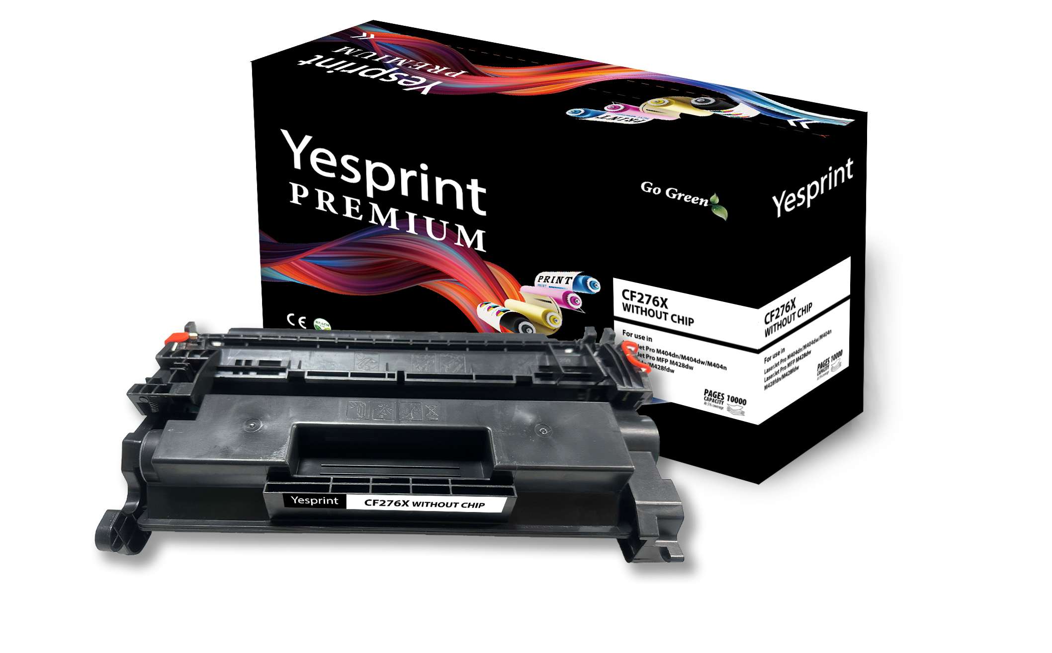 YESPRINT-CF276X-NC-310x100x230mm Yesprint CF 276X (Without Chip) HP LASER JET –pro M404dn/M404dw/M404n/M428dw/M428fdn/M428fdw - Image 1